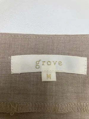grove/グローブ/シャツ/ブラウス/トップス/ベージュ/M