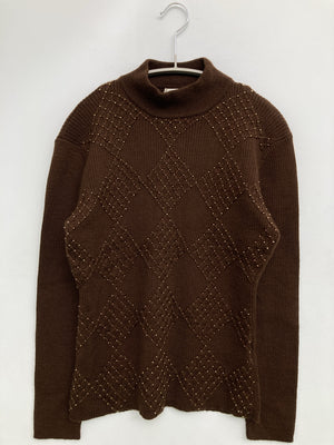 Question Time/ニット/セーター/トップス/ブラウン