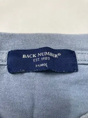 BACK NUMBER/バックナンバー/Tシャツ/カットソー/トップス/グレー/XL