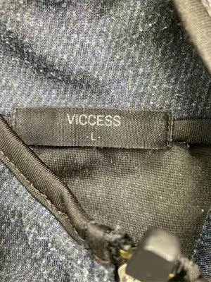 VICCESS/アノラックパーカー/トップス/ネイビー/L