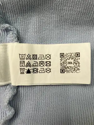 ZARA/ザラ/Tシャツ/カットソー/トップス/スカイブルー/USA M