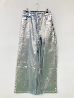 ZARA/ザラ/その他パンツ/パンツ/シルバー/EUR40