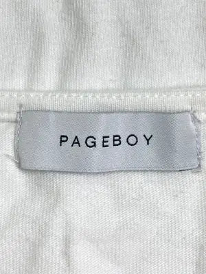 PAGEBOY/ページボーイ/Tシャツ/カットソー/トップス/ホワイト/F