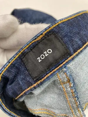 ZOZO/ゾゾ/デニムパンツ/パンツ/ネイビー/ウエスト66cm   ヒップ79cm     長さ80cm