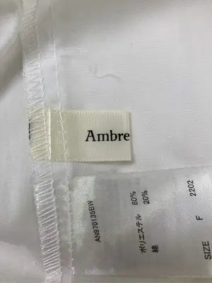 AmbreNeige/アンブルネージュ/シャツワンピース/ワンピース/ドレス/ホワイト/F