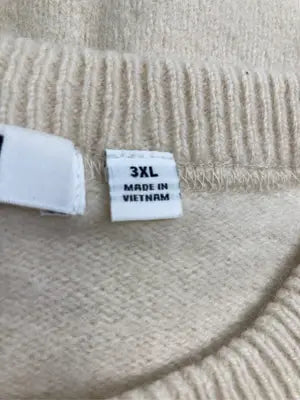 UNIQLO/ユニクロ/ニット/セーター/トップス/ベージュ/3XL
