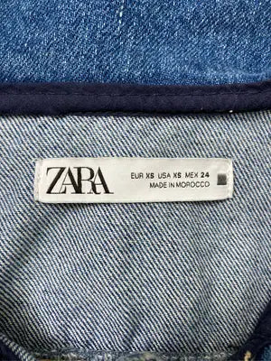 ZARA/ザラ/デニムジャケット/ジャケット/アウター/ブルー/XS