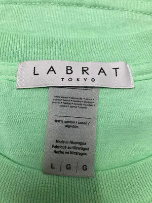 LABRAT TOKYO/Tシャツ/カットソー/トップス/ライトグリーン/L