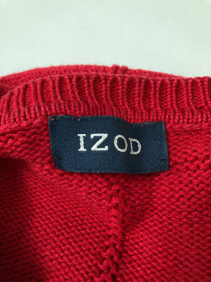IZOD/アイゾッド/ニット/セーター/トップス/レッド/L