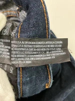 ZARA/ザラ/デニムパンツ/パンツ/ネイビー/USA6