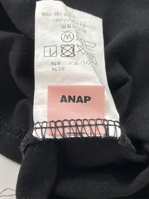 ANAP/アナップ/Tシャツ/カットソー/トップス/ブラック/F