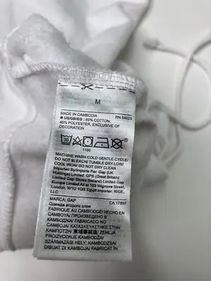 GAP/ギャップ/スウェットパンツ/パンツ/ホワイト/M