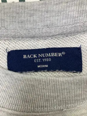BACK NUMBER/バックナンバー/スウェット/トップス/グレー/MEDIUM