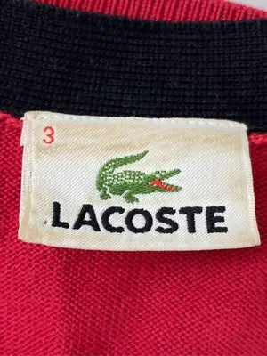 LACOSTE/ラコステ/カーディガン/ボレロ/トップス/レッド/3