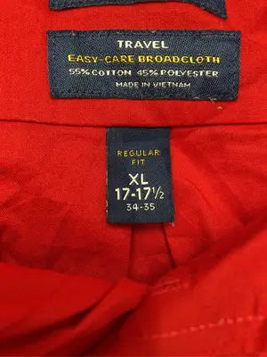 STAFFORD/スタッフォード/シャツ/ブラウス/トップス/レッド/XL   17-17 1/2