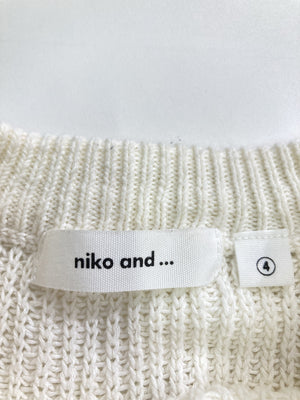 niko and .../ニコアンド/ニット/セーター/トップス/ホワイト/4