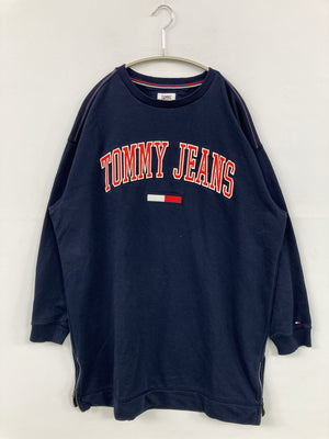 TOMMY JEANS/トミージーンズ/スウェット/トップス/ネイビー/S