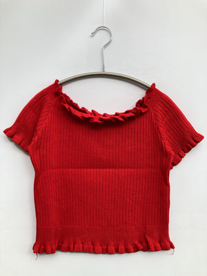 Roomy's/ニット/セーター/トップス/レッド/F