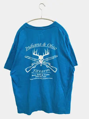 Hanes/ヘインズ/Tシャツ/カットソー/トップス/スカイブルー/XL