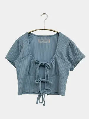 HONEY MI HONEY/ハニーミーハニー/Tシャツ/カットソー/トップス/ブルー/F