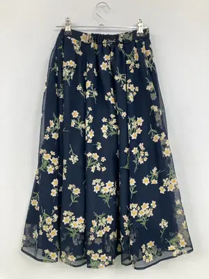 Noela/ノエラ/ロングスカート/スカート/ネイビー