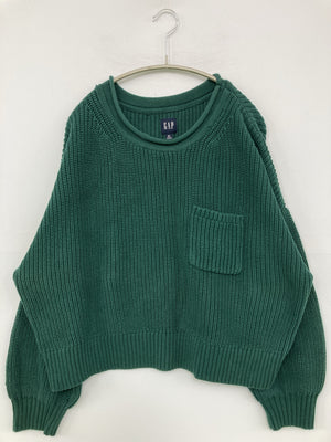 GAP/ギャップ/ニット/セーター/トップス/グリーン/XL