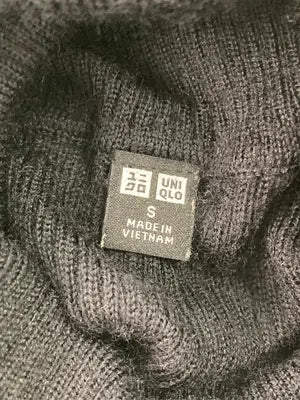 UNIQLO/ユニクロ/ニット/セーター/トップス/ブラック/S