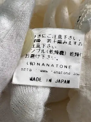 NANATONE/シャツ/ブラウス/トップス/アイボリー/M