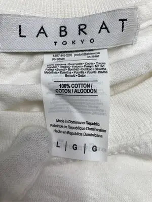 LABRAT/Tシャツ/カットソー/トップス/ホワイト/L