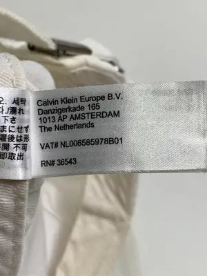 Calvin Klein/カルバンクライン/キャップ/帽子/ホワイト/ONE SIZE