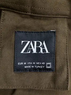ZARA/ザラ/シャツ/ブラウス/トップス/カーキ/M