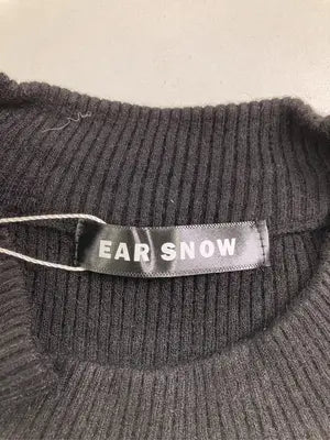 EAR SNOW/Tシャツ/カットソー/トップス/ブラック/F