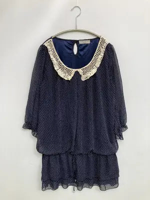 theoria/セオリア/ワンピース/ワンピース/ドレス/ネイビー/L  バスト86～94　身長154～162