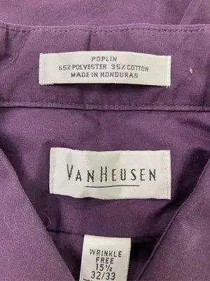 VAN HEUSEN/ヴァンヒューゼン/シャツ/ブラウス/トップス/パープル/15 1/2   32/33