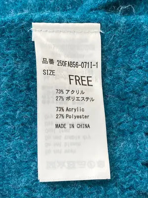 AZUL by MOUSSY/アズールバイマウジー/マフラー/ファッション雑貨/ブルー/FREE