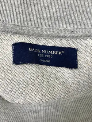 BACK NUMBER/バックナンバー/Tシャツ/カットソー/トップス/グレー/X-LARGE