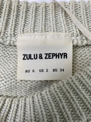 ZULU & ZEPHYR/ニット/セーター/トップス/ベージュ/EU 34