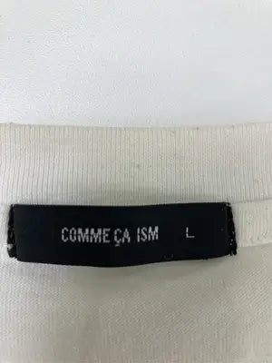 COMME CA ISM/コムサイズム/Tシャツ/カットソー/トップス/アイボリー/L