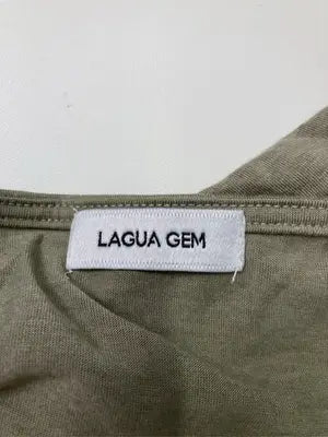 LAGUA GEM/ラグアジェム/Tシャツ/カットソー/トップス/カーキ/F