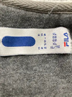 FILA/フィラ/パーカー/トップス/ブラック/USA XL
