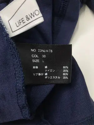 LIFE&WORK DESIGN/Tシャツ/カットソー/トップス/ネイビー/L