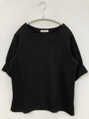 Freude/Tシャツ/カットソー/トップス/ブラック/L