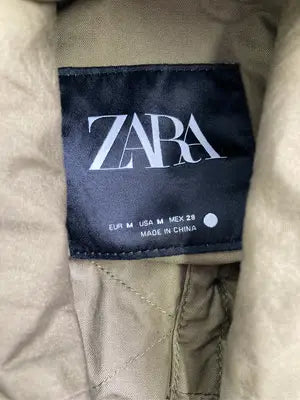 ZARA/ザラ/ナイロンジャケット/ジャケット/アウター/ブラウン/EUR M