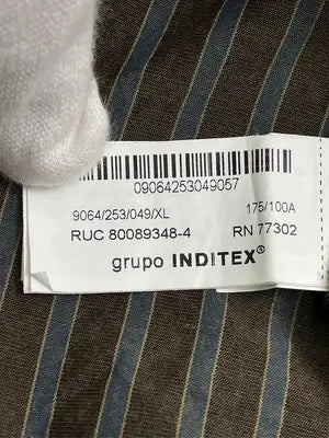 ZARA/ザラ/シャツ/ブラウス/トップス/ブラウン/USA XL