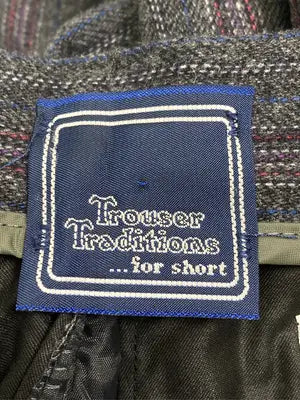 Trouser Traditions/スラックス/パンツ/グレー