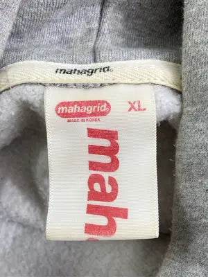 mahagrid/マハグリッド/パーカー/トップス/グレー/XL