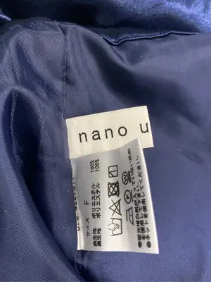 nano UNIVERSE/ナノユニバース/スラックス/パンツ/ネイビー/F
