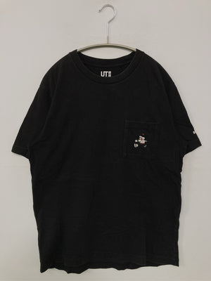 UNIQLO/ユニクロ/Tシャツ/カットソー/トップス/ブラック/M
