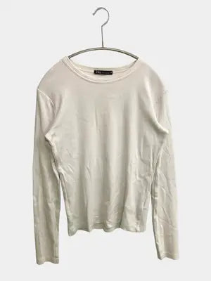 ZARA/ザラ/Tシャツ/カットソー/トップス/ホワイト/USA L