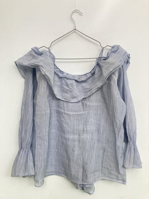 シャツ/ブラウス/トップス/ブルー